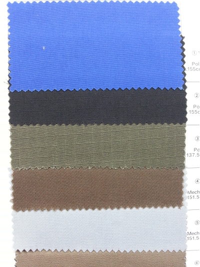 SC-GNLN  低彈修身工裝面料  T65/C35  低彈 poly stretch   147/211/232/184/197/216/247/278GSM 側面照